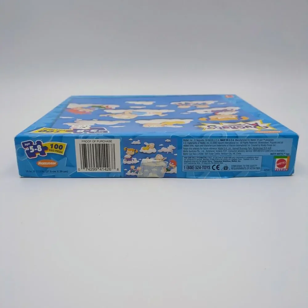 Vintage Mattel Nickelodeon Rugrats 100 Piece Jigsaw Puzzle 2000 Complete 15x11.5